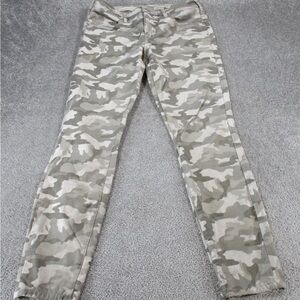 Pilcro Gray Camouflage Skinny Jeans,NWOT